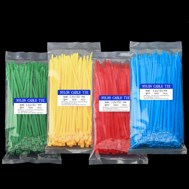 coloured zip ties
