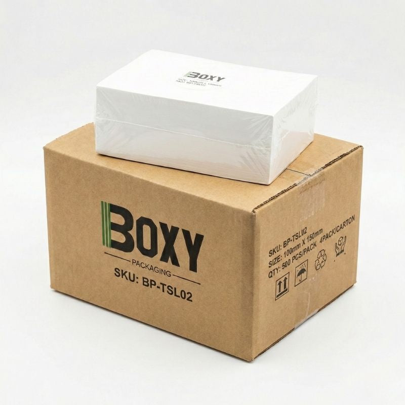 4x6 Shipping Labels 100x150mm A6 – Fanfold Direct Thermal Label