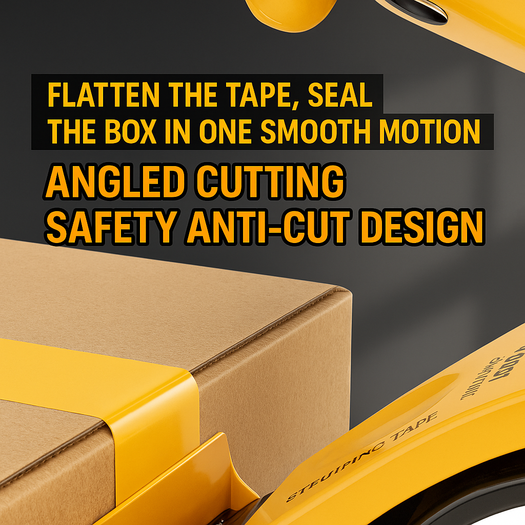 Heavy-Duty Tape Dispenser Yellow