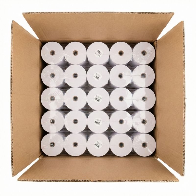POS Receipt Paper Rolls 80mm x 80m 50 Rolls
